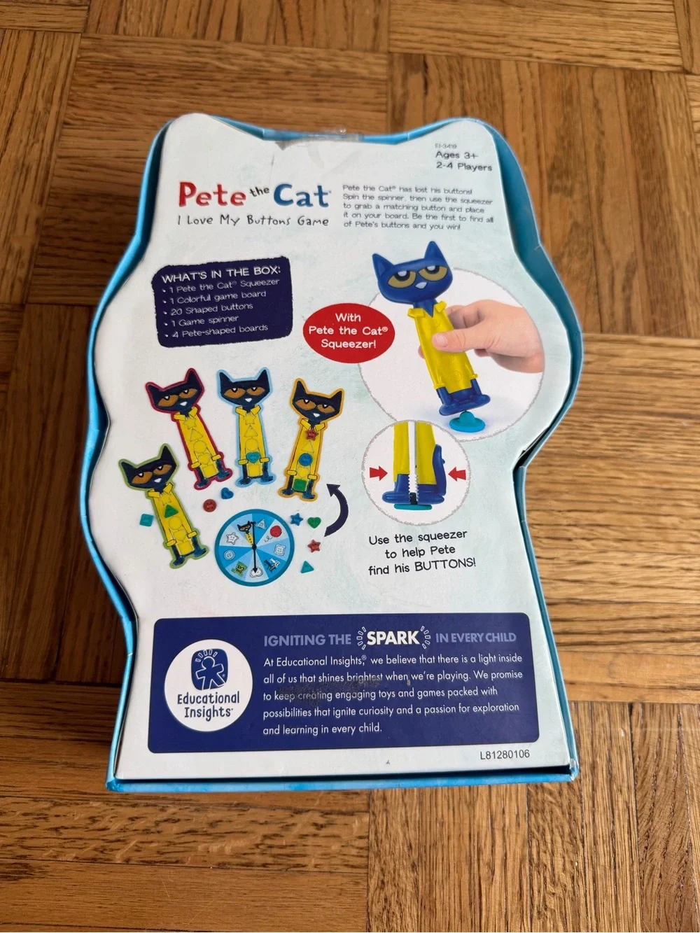 Pete the Cat I Love My Buttons Board Game